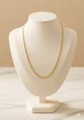Cadena Cubana con baño de Oro de 60 cm – Estilo Clásico y Elegante
